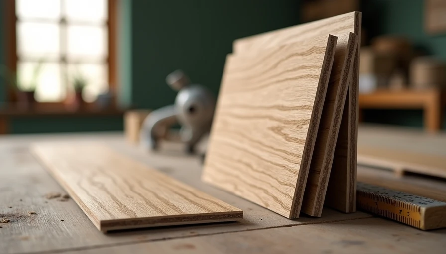 Cross-section of durable luxury vinyl plank flooring samples showing thick wear layers and construction