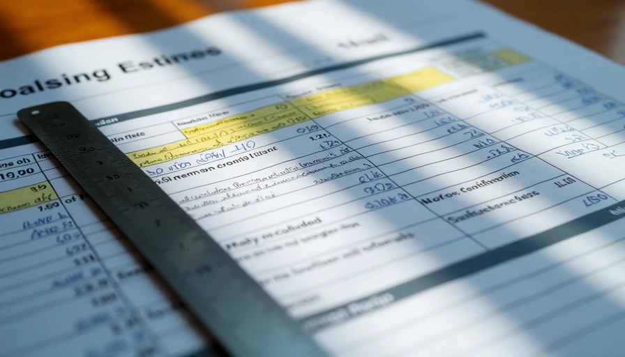 Annotated contractor estimate document with highlighted exclusions and handwritten questions