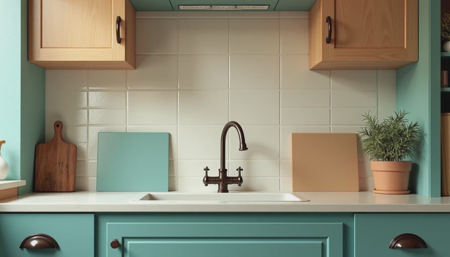 Visual context for accessories for kitchen remodel